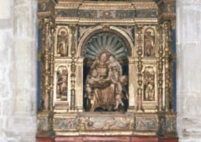 Retablo de la Virgen de la Capilla de los Muñoz. Catedral de Cuenca