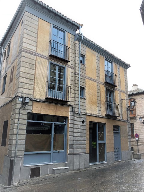 Restauración de fachada en C/ Aljibillo. Toledo