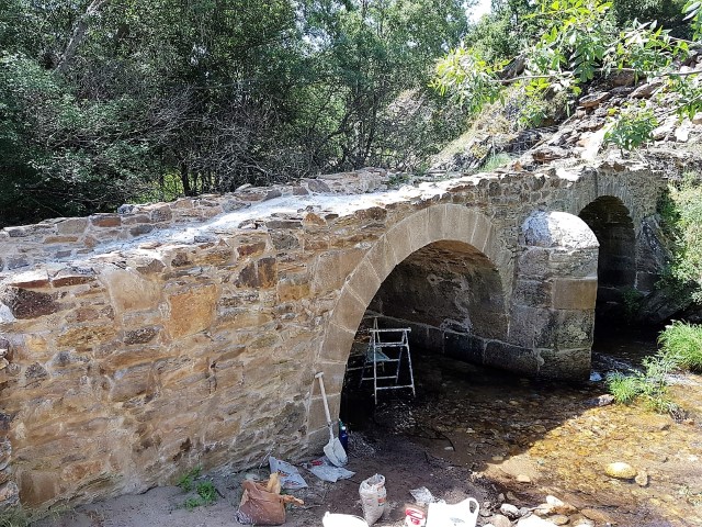 Restauración del Puente Antiguo de Horcajo de la Sierra. Madrid