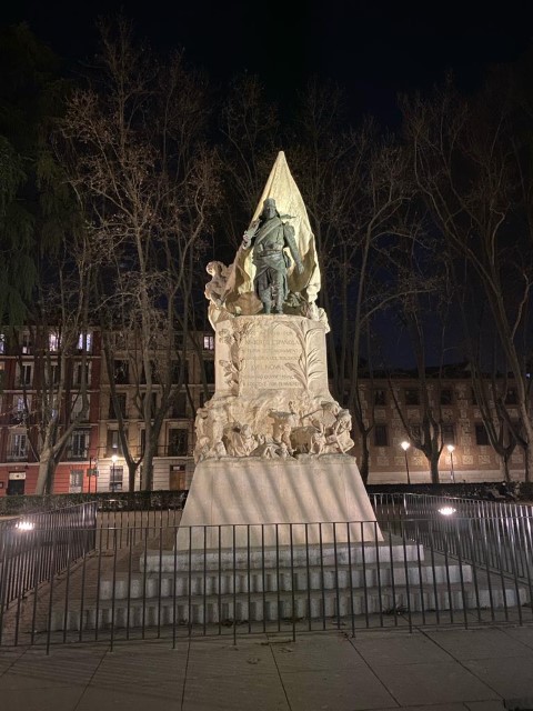 Monumento al Cabo Noval. Plaza de Oriente. Madrid.